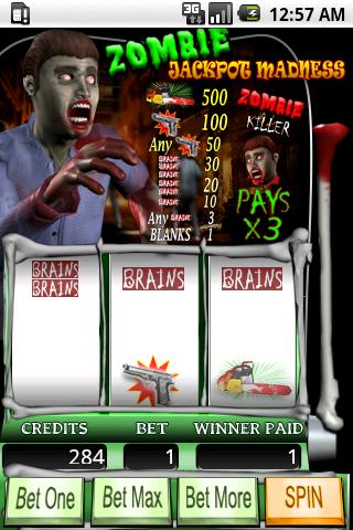 Zombie Jackpot Madness 스크린샷 0