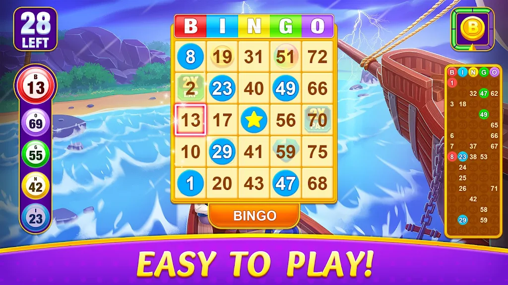 Bingo Alpha - Offline Games Скриншот 1