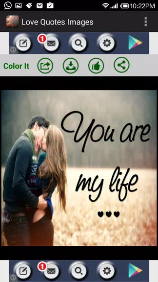 Romantic Love Quotes & Images 螢幕截圖 2