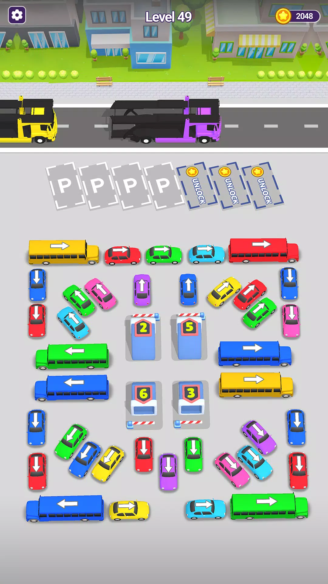 Mini Car Jam: Parking Puzzle 스크린샷 0