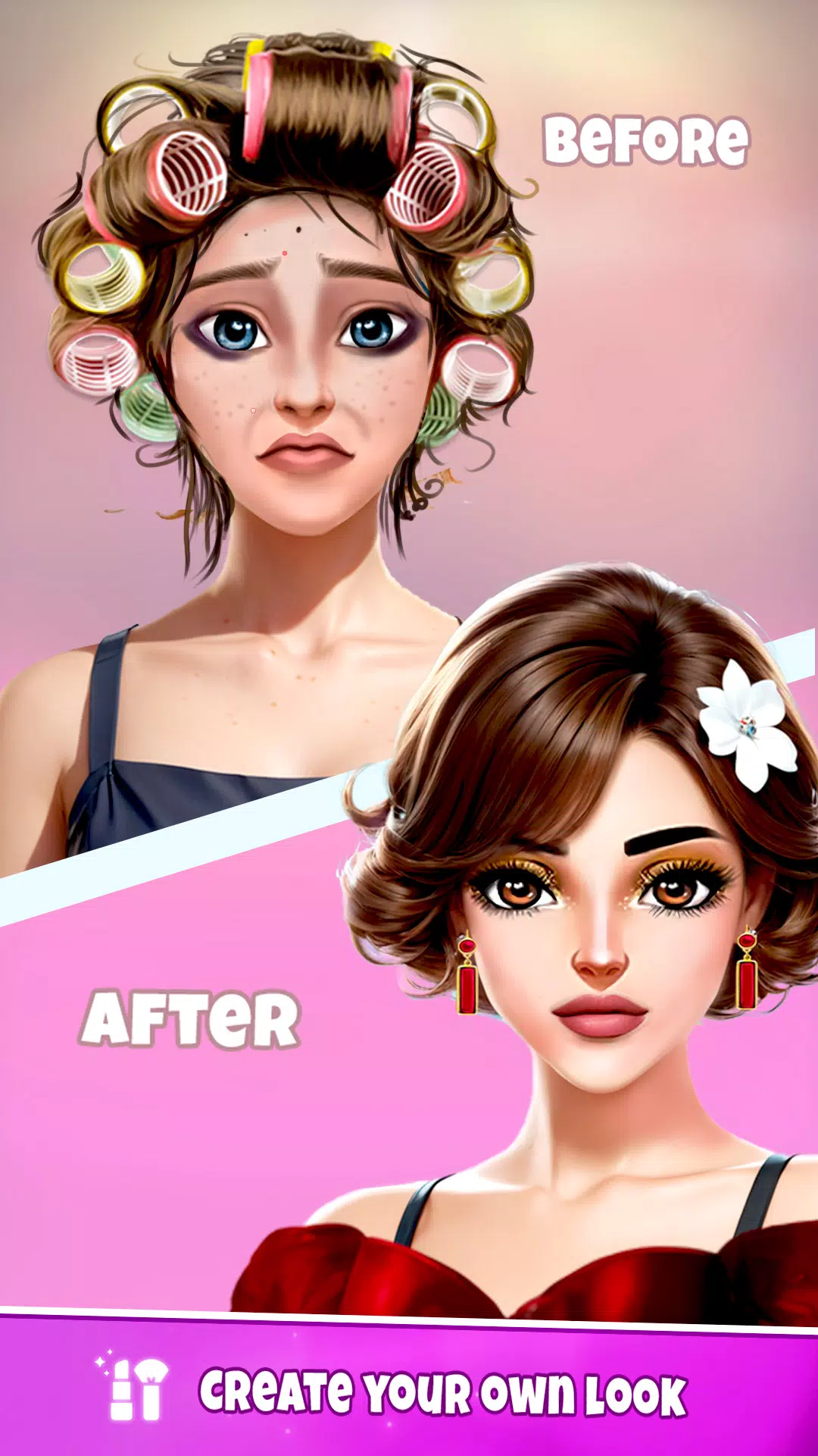 Fashion Dress Up, Makeup Game 스크린샷 1