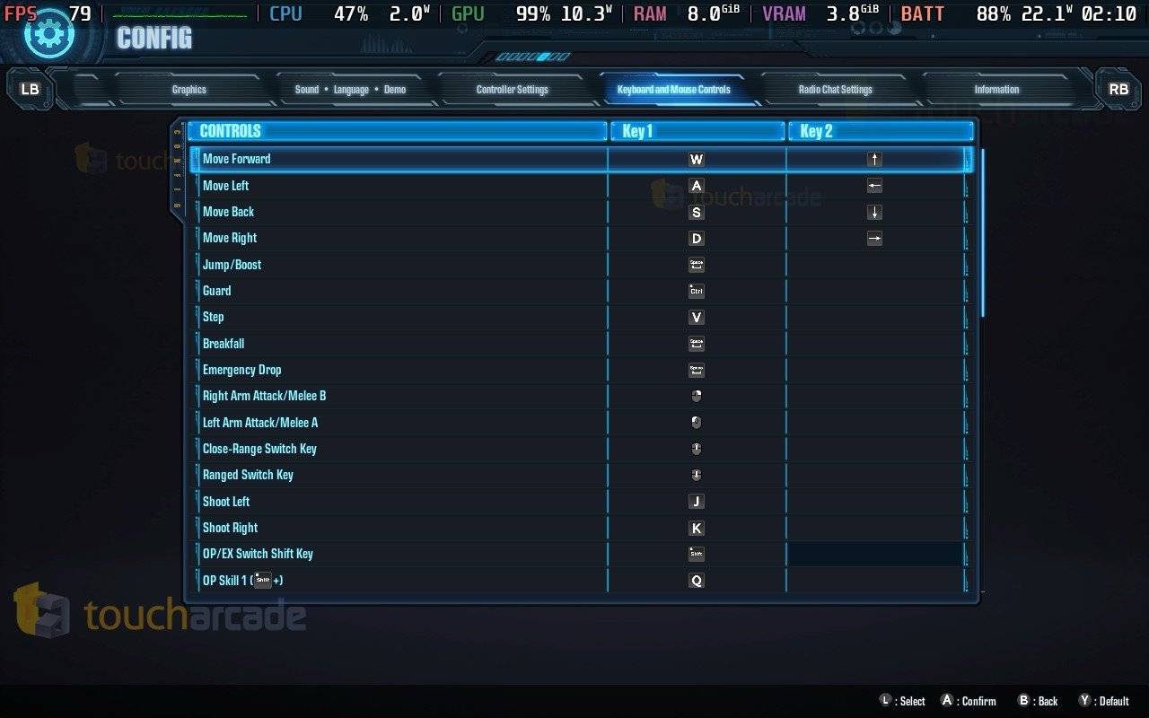 Gundam Breaker 4 PC Controls