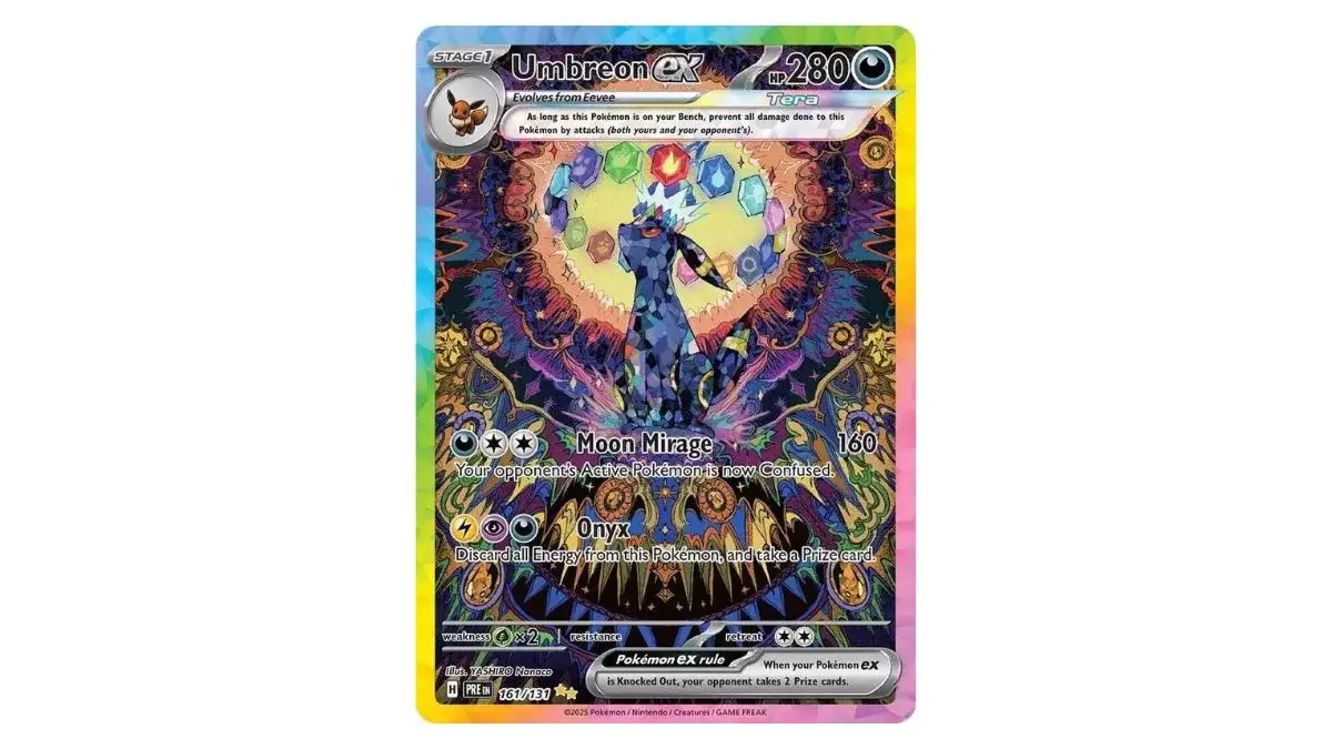 Umbreon EX Prismatic Evolutions Most Expensive Card