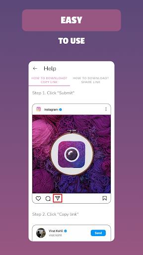 Insget - Instagram Downloader 螢幕截圖 1