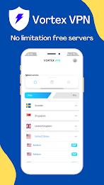 Vortex VPN - Fast VPN Proxy Screenshot 1