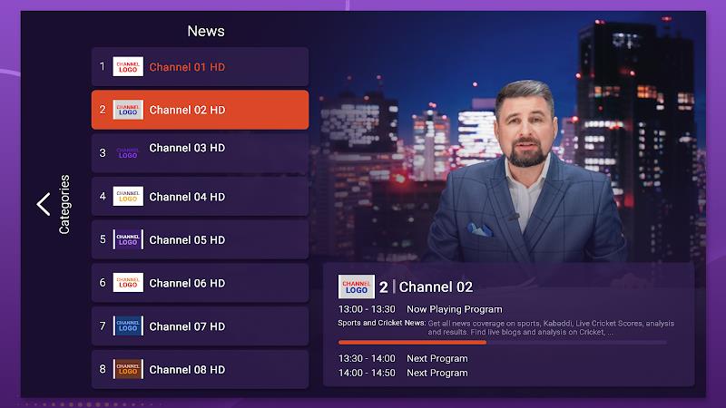 Purple Lite - IPTV Player Screenshot 1