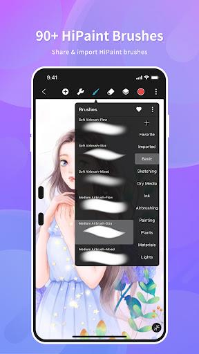 HiPaint - Paint Sketch & Draw ဖန်သားပြင်ဓာတ်ပုံ 0