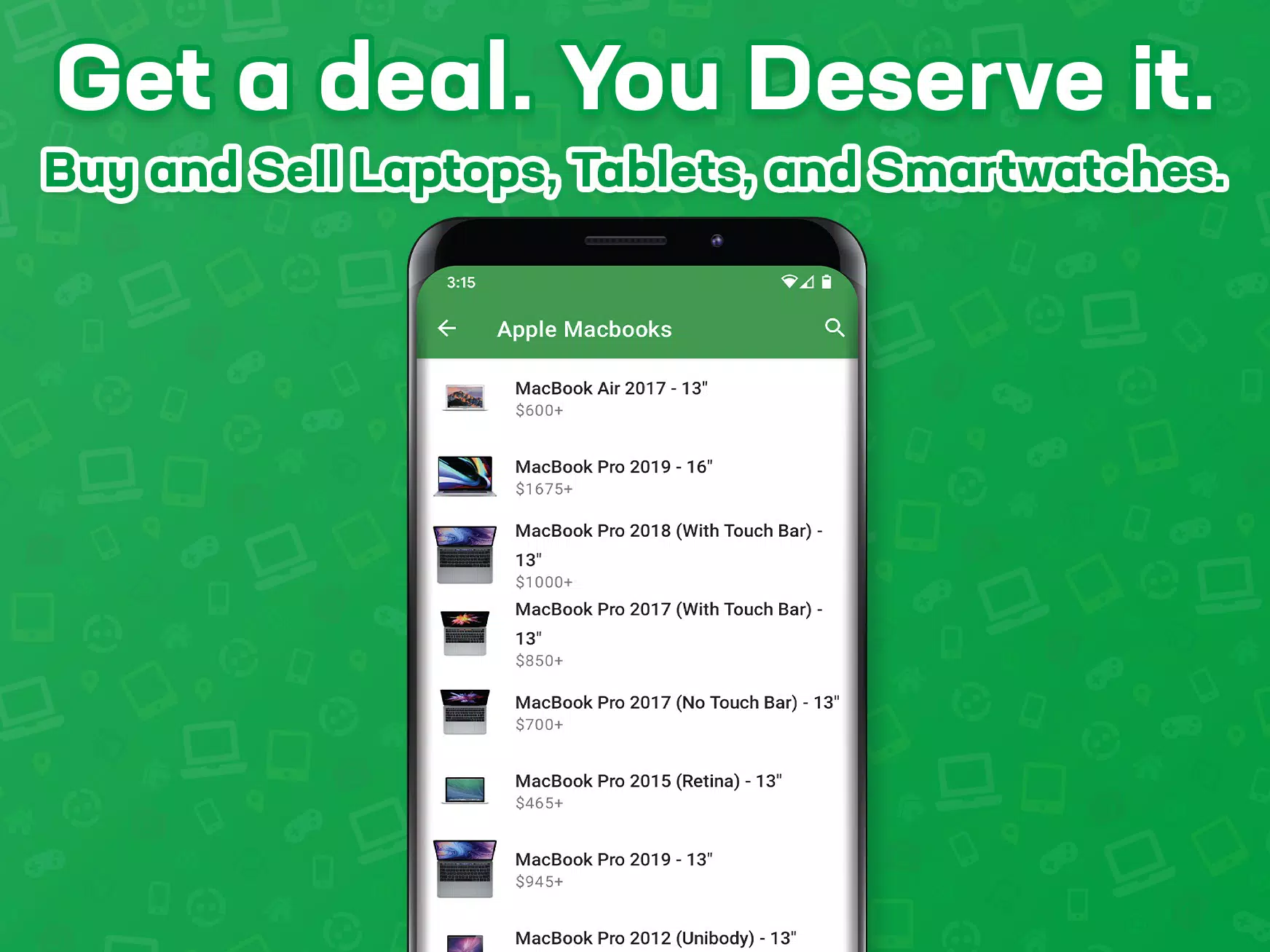 Swappa - Buy & Sell Used Tech ဖန်သားပြင်ဓာတ်ပုံ 1
