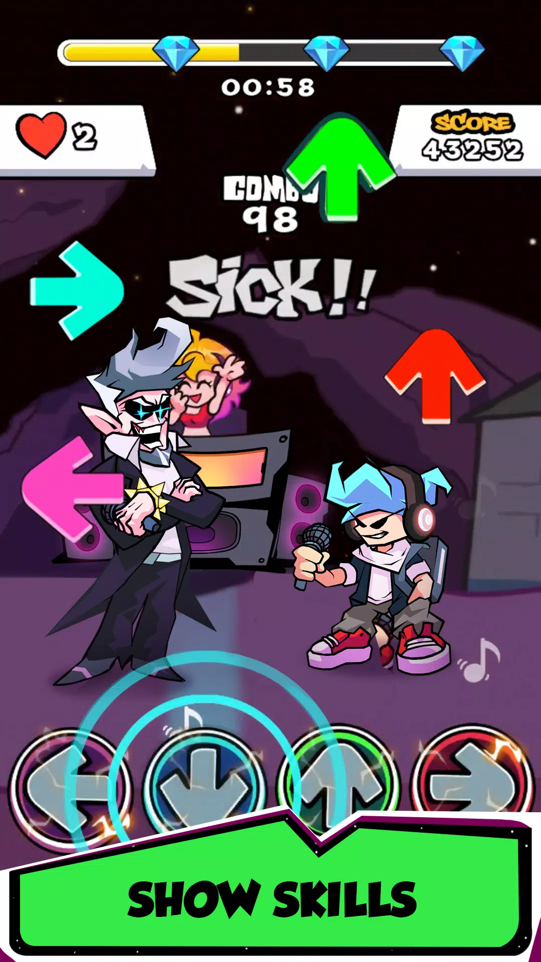 Music Night Battle スクリーンショット 0