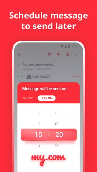 Schermata myMail: for Outlook & Yahoo 1