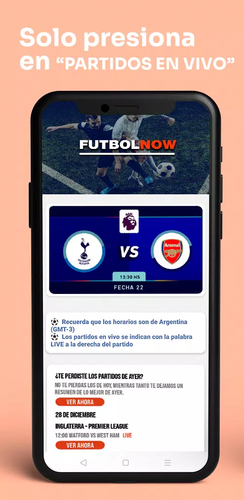 Futbol Now Ảnh chụp màn hình 3