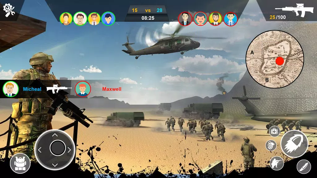 Army Transport Helicopter Game 螢幕截圖 1