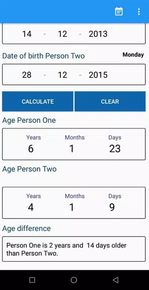 Age Calculator Screenshot 1