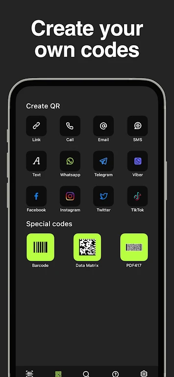 QR code Scanner & Creator Скриншот 2