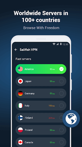 SailfishVPN - Fast, Secure VPN Screenshot 1