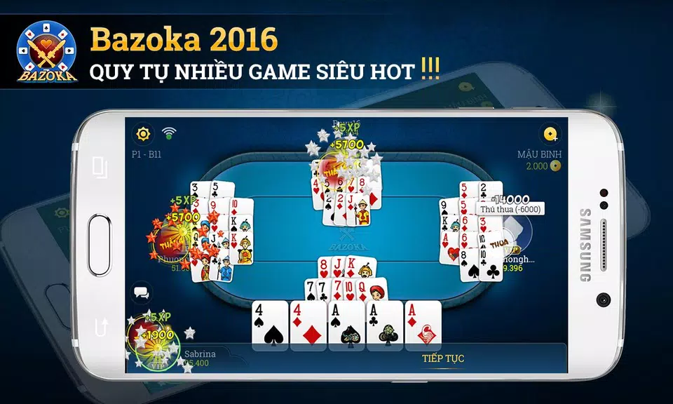 Bazoka - game bai online 2016 Captura de pantalla 2