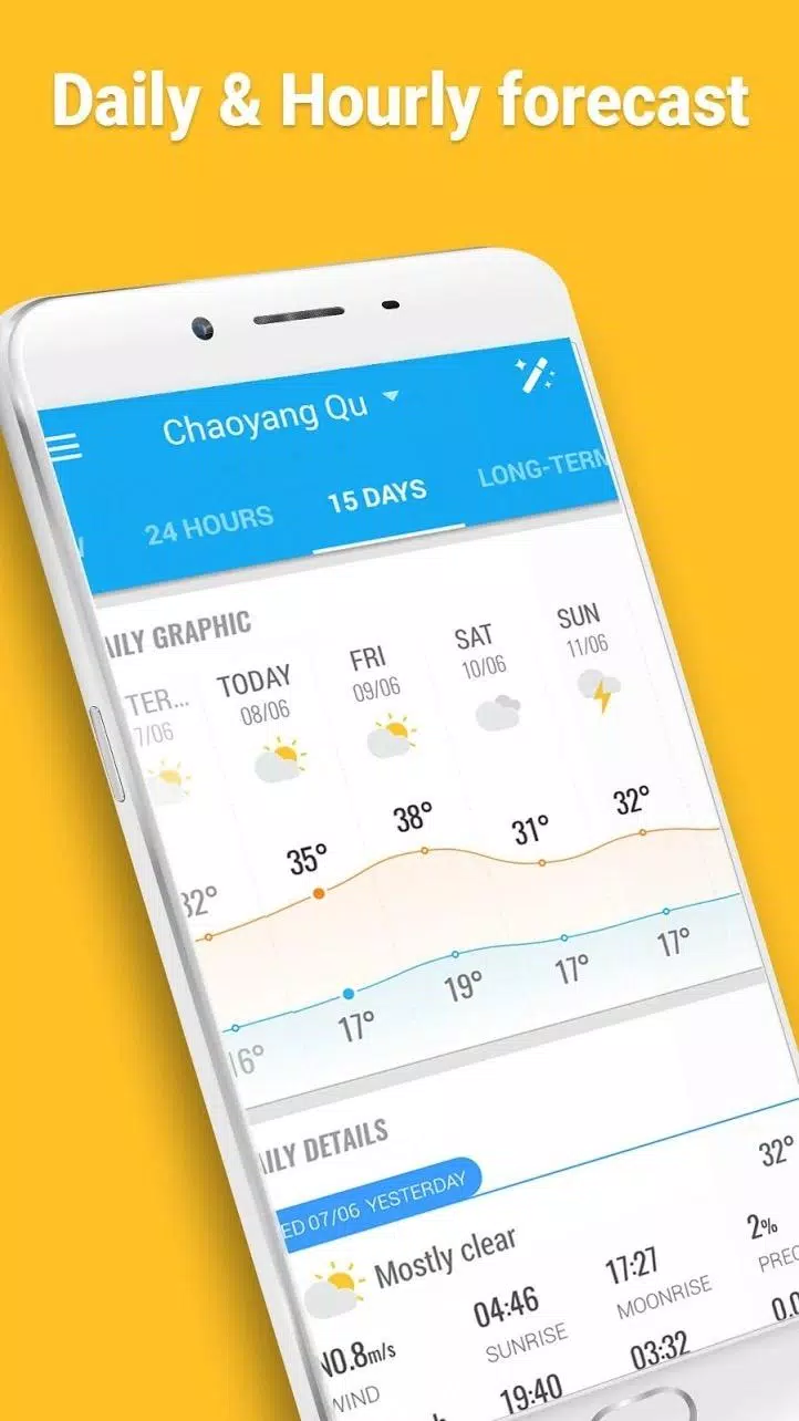 Amber Weather Captura de tela 2