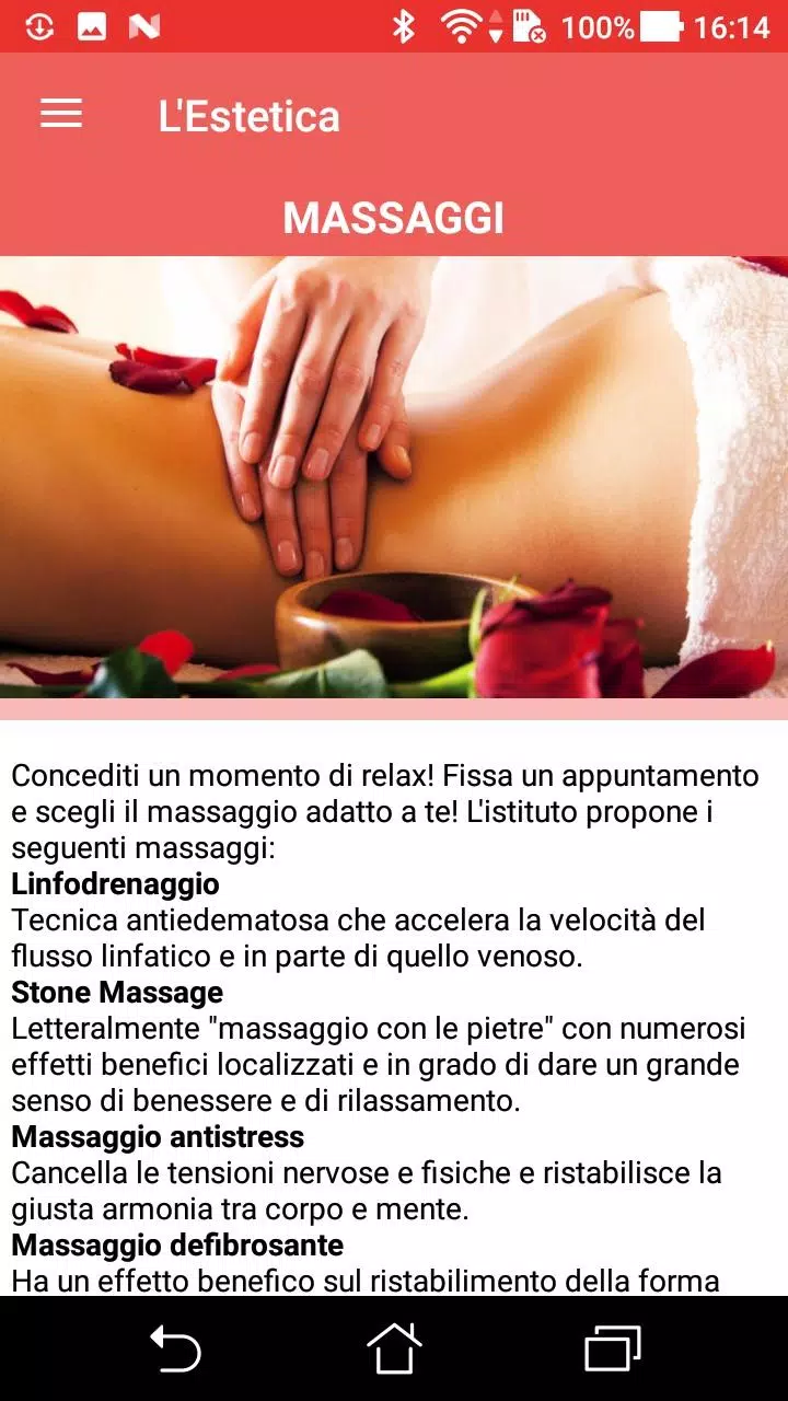 Schermata L'Estetica Eliana 3