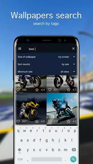 Sports Bike Wallpapers 4K Ảnh chụp màn hình 1