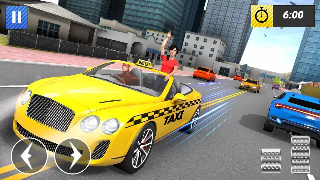 Superhero Car Games Taxi Games ဖန်သားပြင်ဓာတ်ပုံ 1