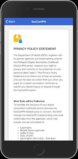 VaxCertPH Ảnh chụp màn hình 1