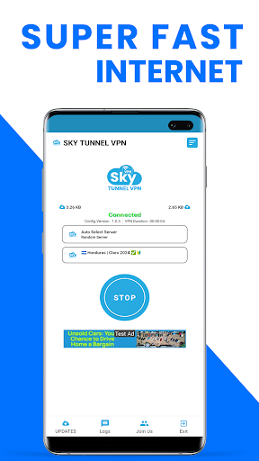 Sky Tunnel VPN Скриншот 1