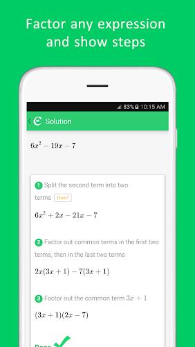 Cymath - Math Problem Solver Screenshot 3