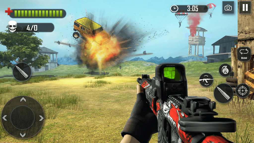 Impossible Counter Terrorist Mission: Gun Shooting Captura de tela 2