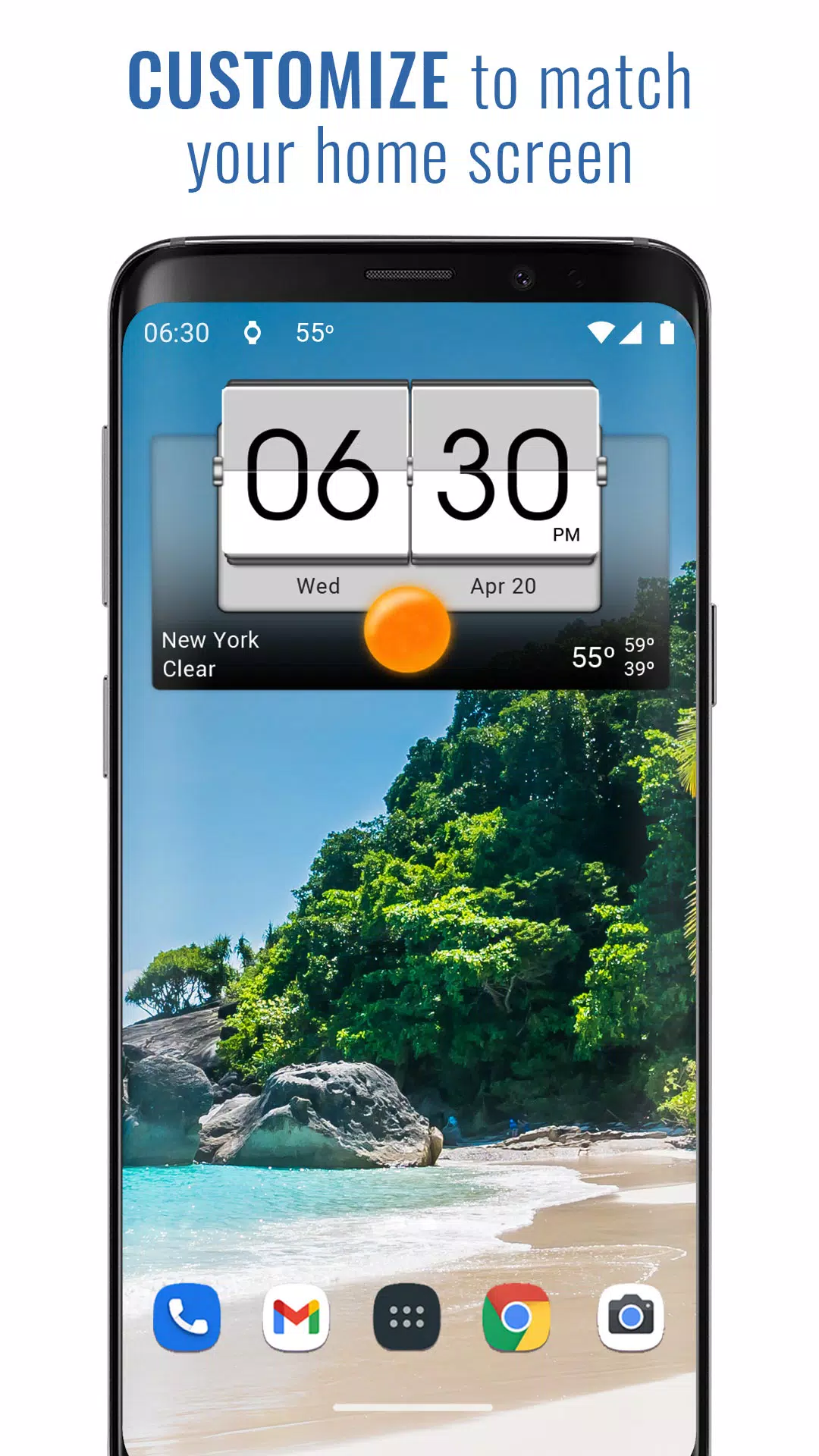 3D Flip Clock & Weather ภาพหน้าจอ 1