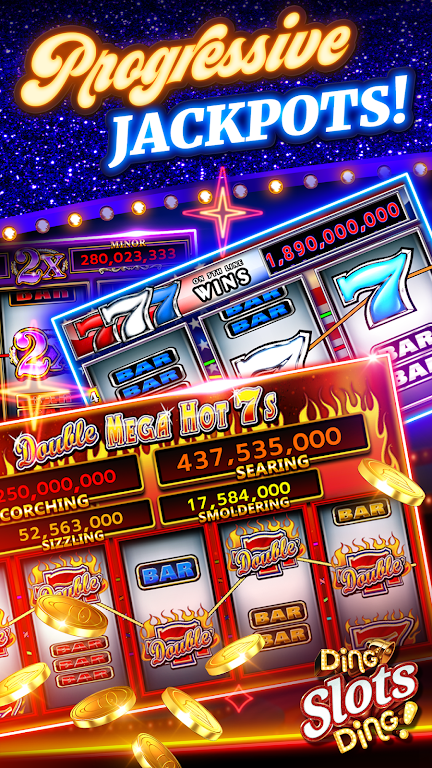 Ding Slots Ding - Classic Casino Slot Machine Game 螢幕截圖 0