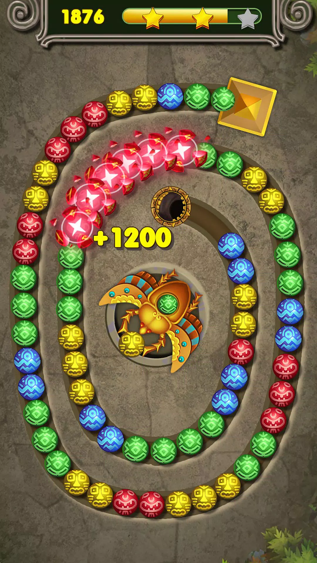 Jungle Marble Blast 3 Ảnh chụp màn hình 0