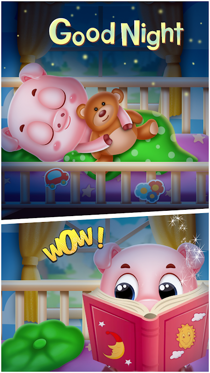 pinky pig daycare salon games Screenshot 0