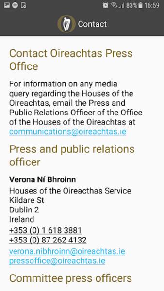 Oireachtas Screenshot 0