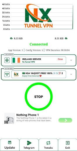 Nx Tunnel VPN Screenshot 1