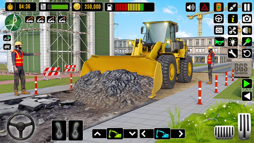 City Road Construction Games Ekran Görüntüsü 1