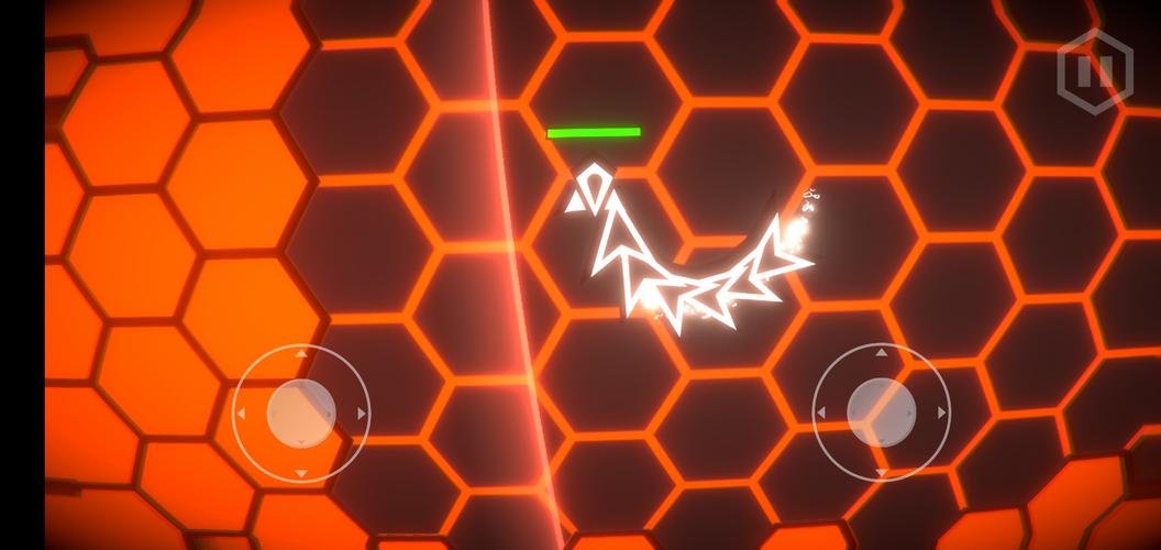 Hexa-Neon Shooter Tangkapan skrin 3