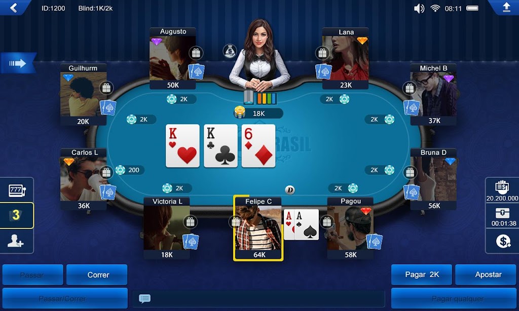 Poker Brasil HD ဖန်သားပြင်ဓာတ်ပုံ 1