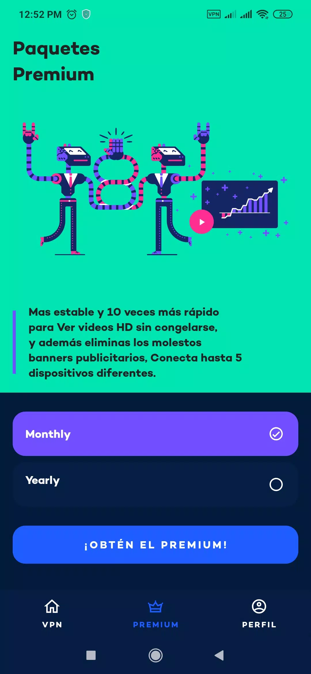 YouVPN: VPN Gratis 2021, VPN Servidor Proxy Rápido 스크린샷 0