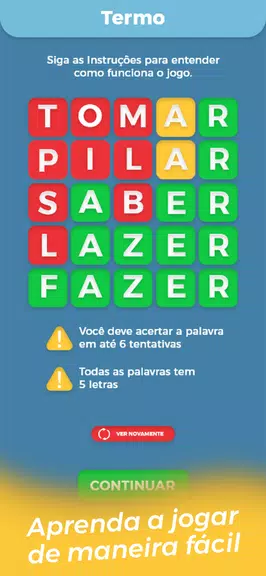 Termo Jogo de Palavras 螢幕截圖 2