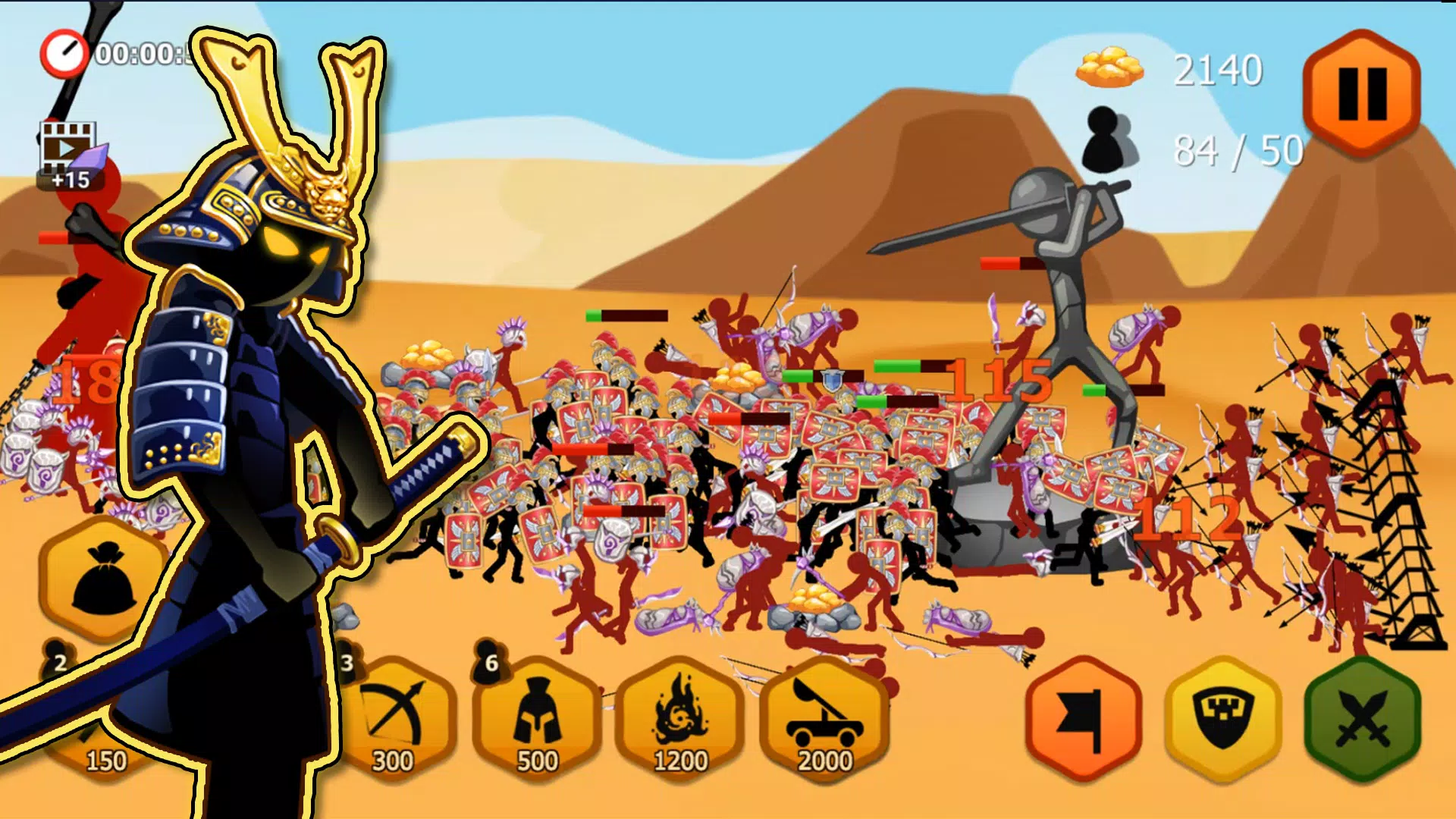 Stickman Battle 2: Empires War Captura de tela 3