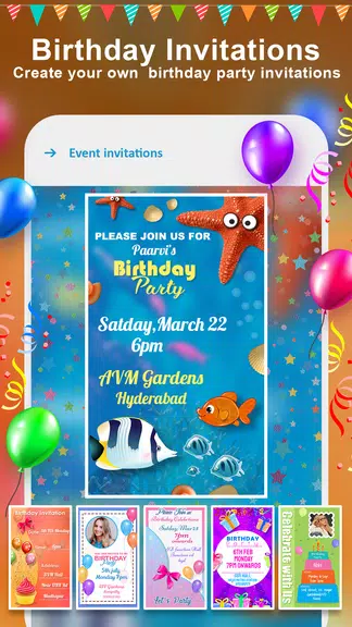 Birthday Photo Frame Maker App ဖန်သားပြင်ဓာတ်ပုံ 3