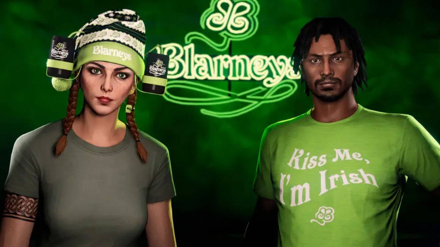 GTA Online viert St. Patrick's Day met gratis geschenken en bonussen