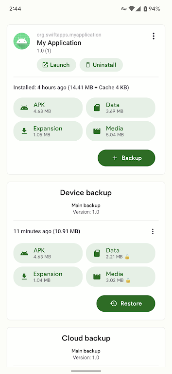 Swift Backup 스크린샷 0