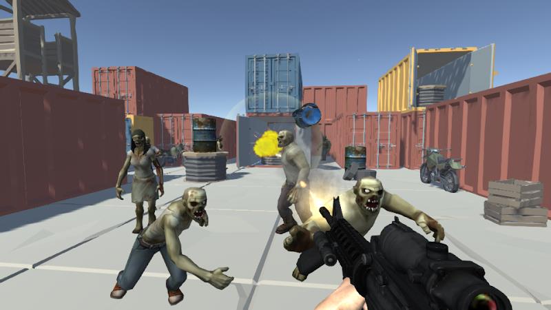 Zombie Shooting 3D Offline Ảnh chụp màn hình 2