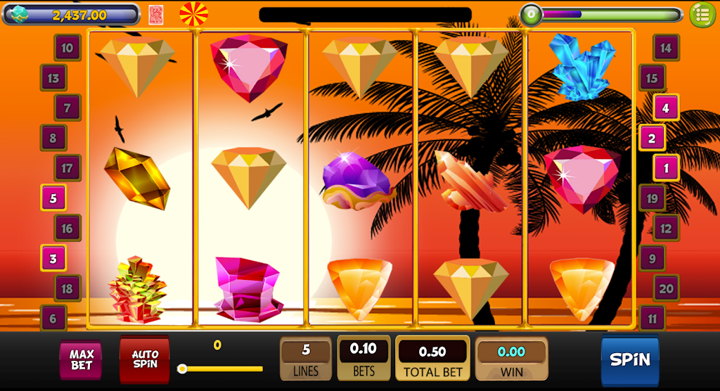 Jewel & Gems Wilds Slot! Ảnh chụp màn hình 2