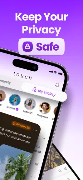 Touchapp - Meaningful Sharing 螢幕截圖 1