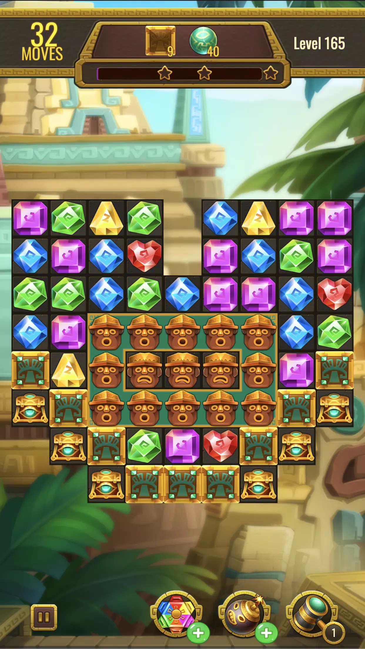 Jewels Maya Quest: Gem Match 3 Скриншот 2