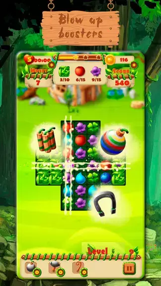 Fairy Forest - match 3 games 스크린샷 2