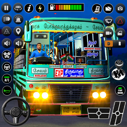 Real Passenger Bus Driving Sim Tangkapan skrin 0