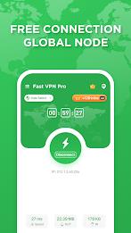 Fast VPN Pro - Fast & Secure Ekran Görüntüsü 0